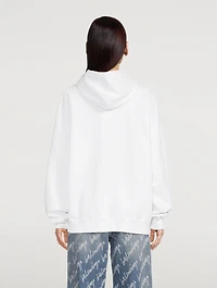 Brush Logo Oversized Hoodie