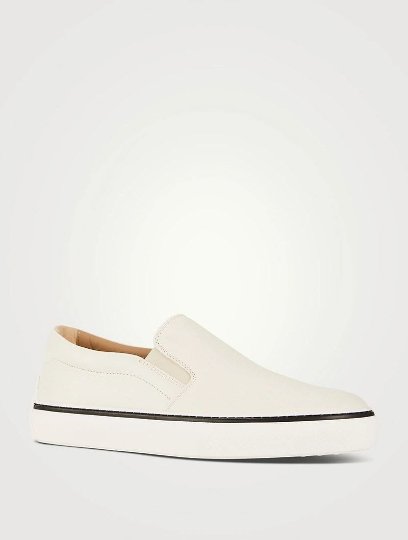 Leather Slip-On Shoes