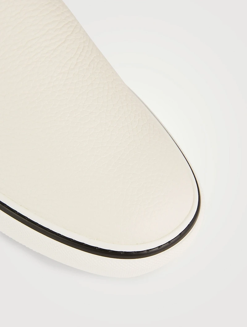 Leather Slip-On Shoes