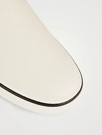 Leather Slip-On Shoes
