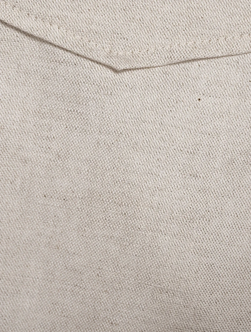 Mejean Cotton-Linen Cropped Shirt