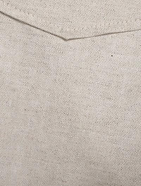 Mejean Cotton-Linen Cropped Shirt