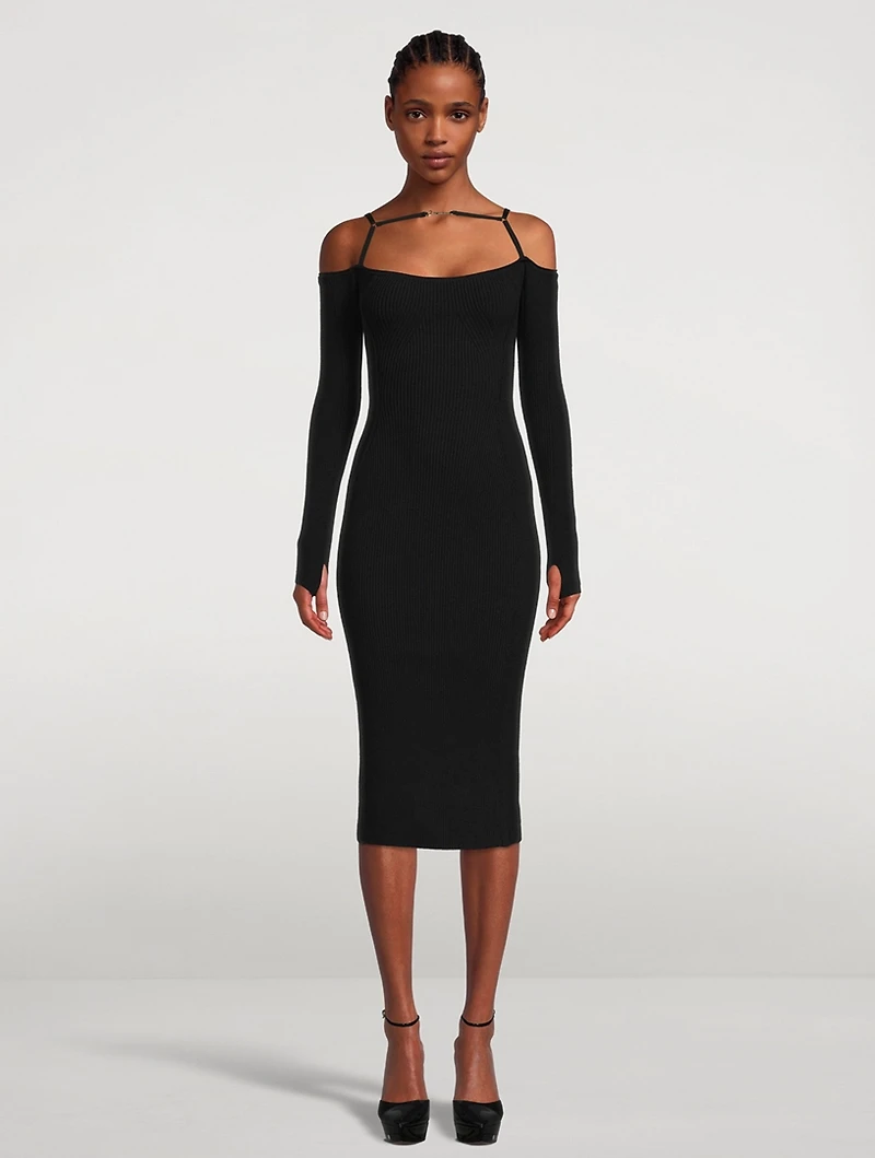 Sierra Off-The-Shoulder Midi Dress