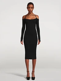 Sierra Off-The-Shoulder Midi Dress