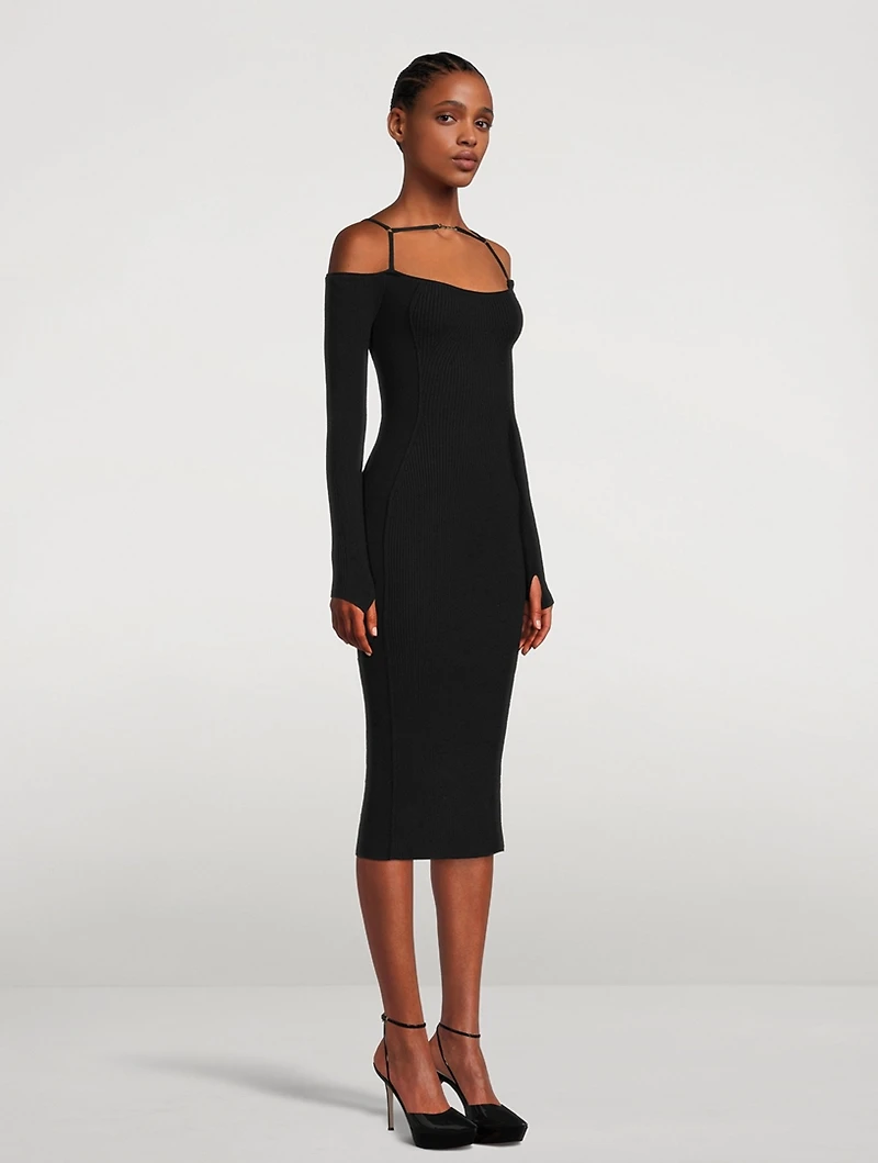 Sierra Off-The-Shoulder Midi Dress