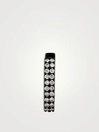 Basice White Gold Earring With Diamonds