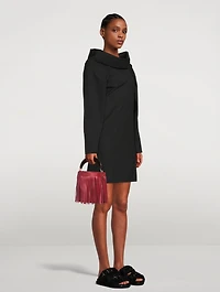 Small Venice Fringe Leather Bucket Bag