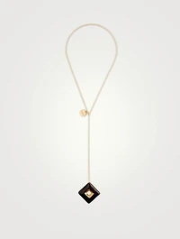 Trapeze Lariat Necklace