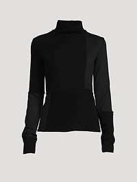 Patchwork Turtleneck