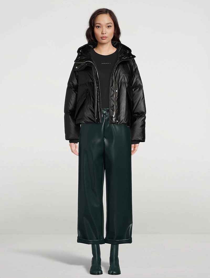 Faux Leather Trousers