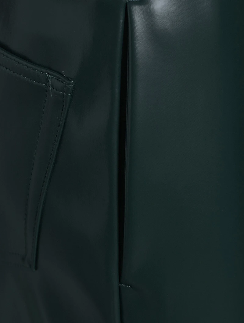 Faux Leather Trousers