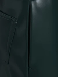 Faux Leather Trousers