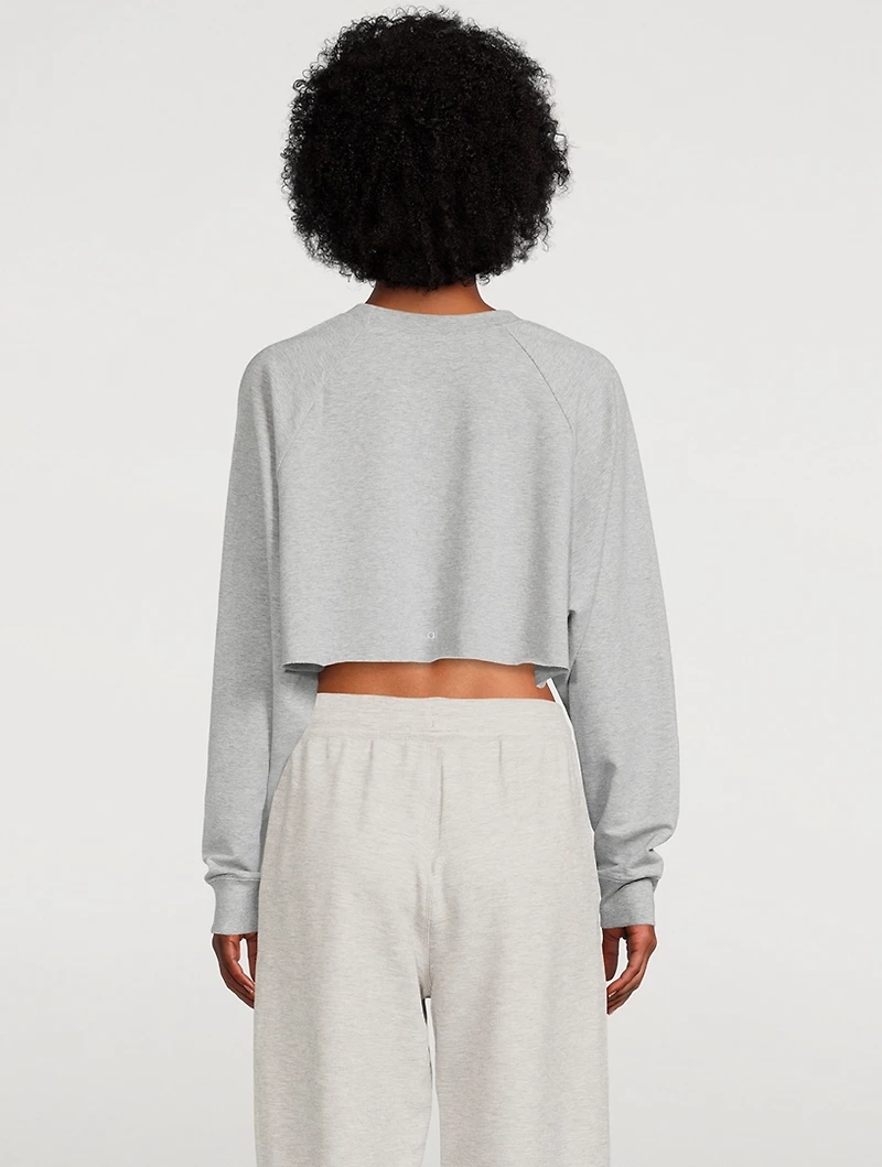 Double Take Crop Sweatshirt