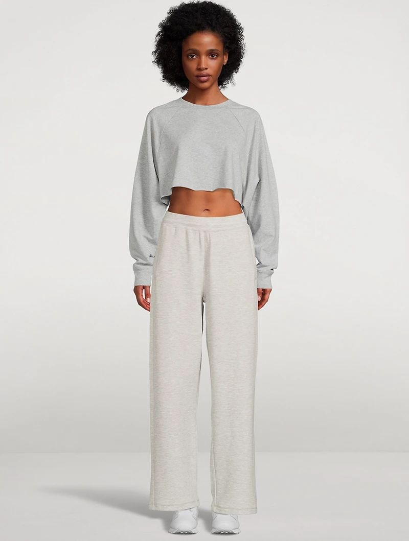 Double Take Crop Sweatshirt