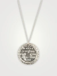 The Snow Lion Medallion Necklace 