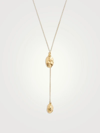 The Lunar Rocks Lariat Necklace 