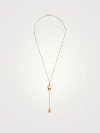The Lunar Rocks Lariat Necklace 