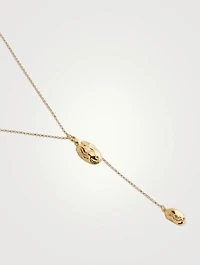The Lunar Rocks Lariat Necklace 