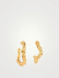 The Lunar Rocks Hoop Earrings