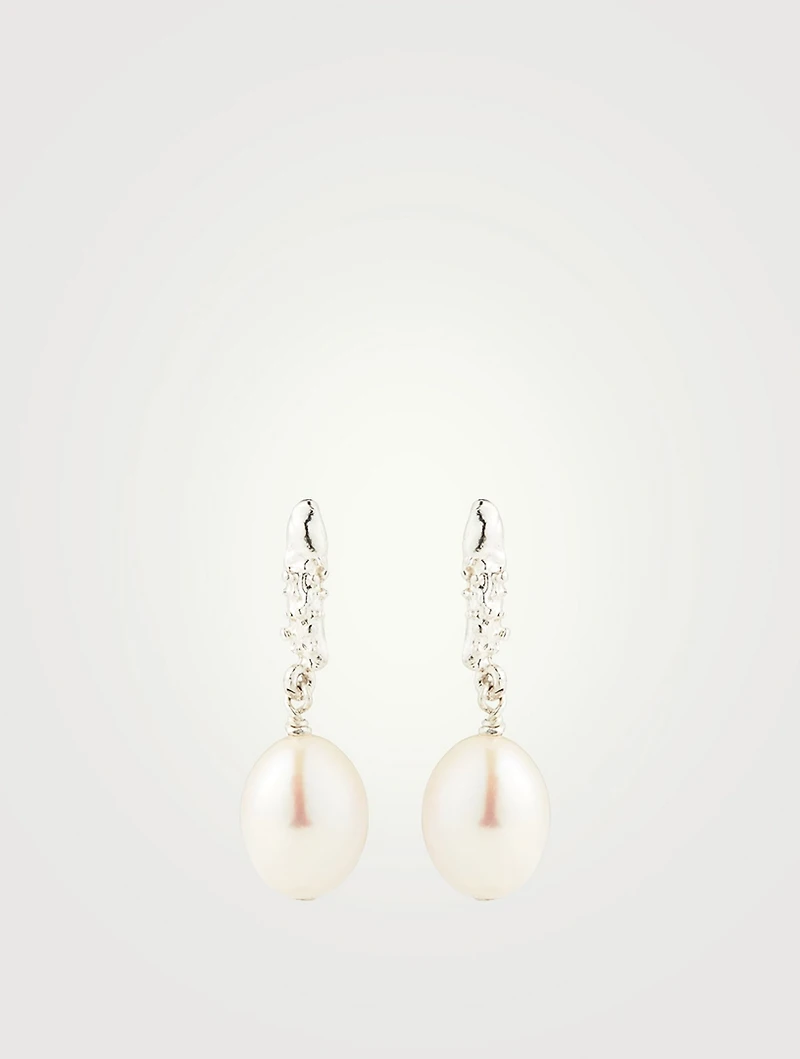 The Lustre Of The Moon Pearl Earrings 