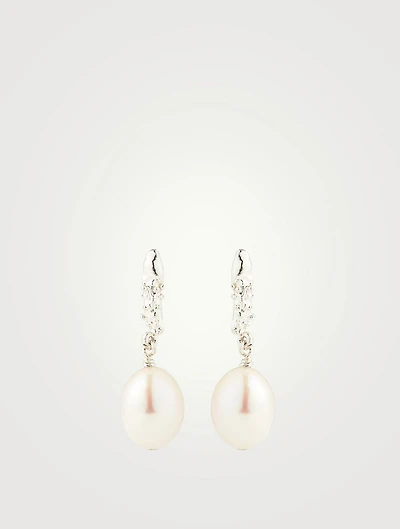 The Lustre Of The Moon Pearl Earrings 