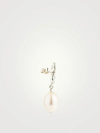 The Lustre Of The Moon Pearl Earrings 