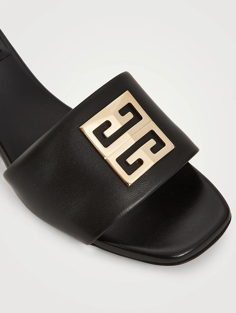 4G Leather Mules