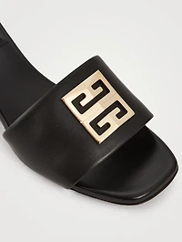 4G Leather Mules