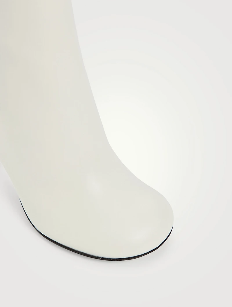 G Cube Leather Ankle Boots