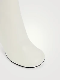 G Cube Leather Ankle Boots