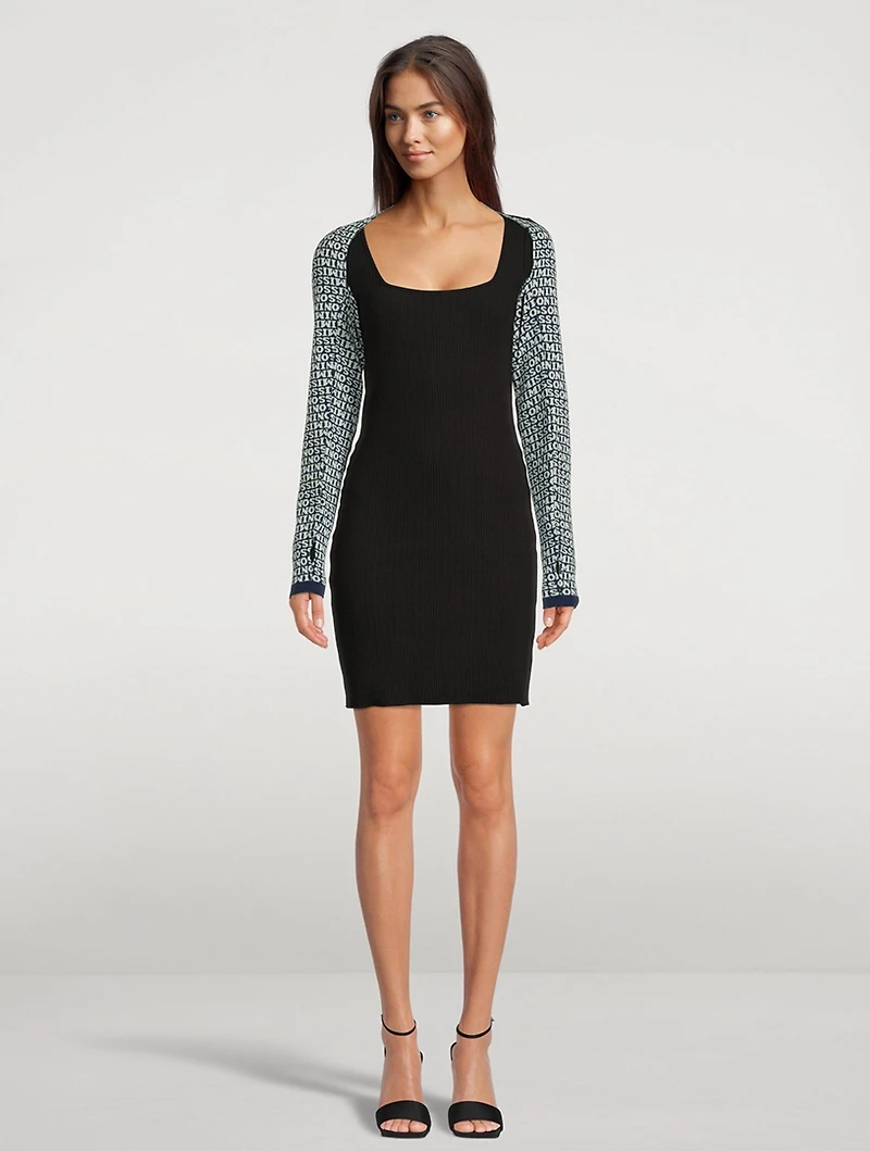 Long Sleeve Bolero In Logo Print
