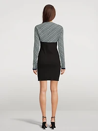 Long Sleeve Bolero In Logo Print