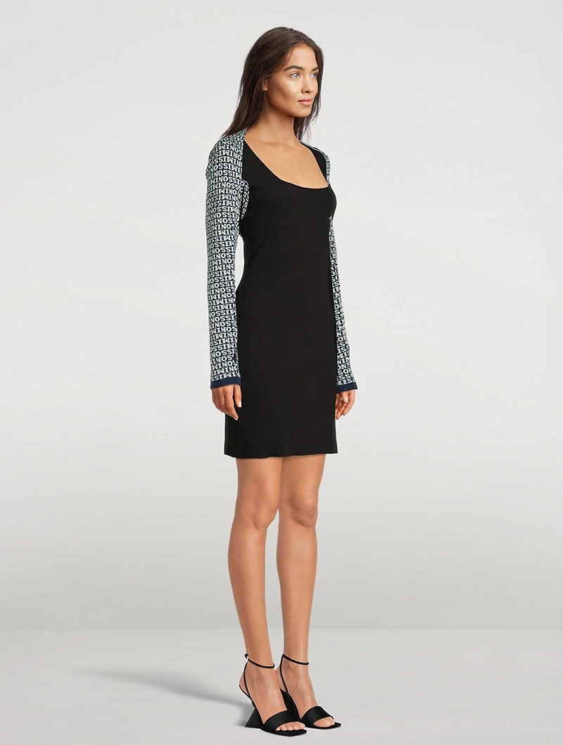 Long Sleeve Bolero In Logo Print
