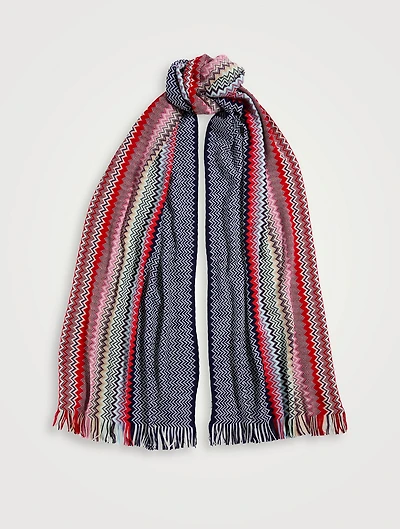 Wool Zig-Zag Scarf