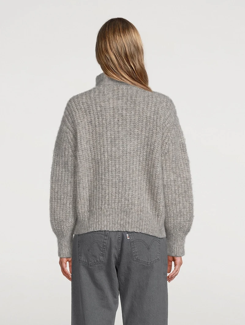 Alpine Alpaca-Blend Zip Sweater