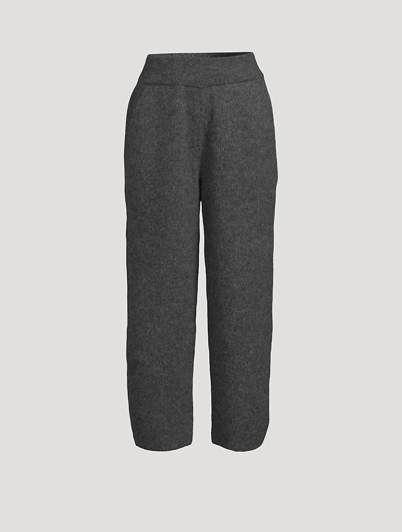 Jude Alpaca High-Waisted Pants