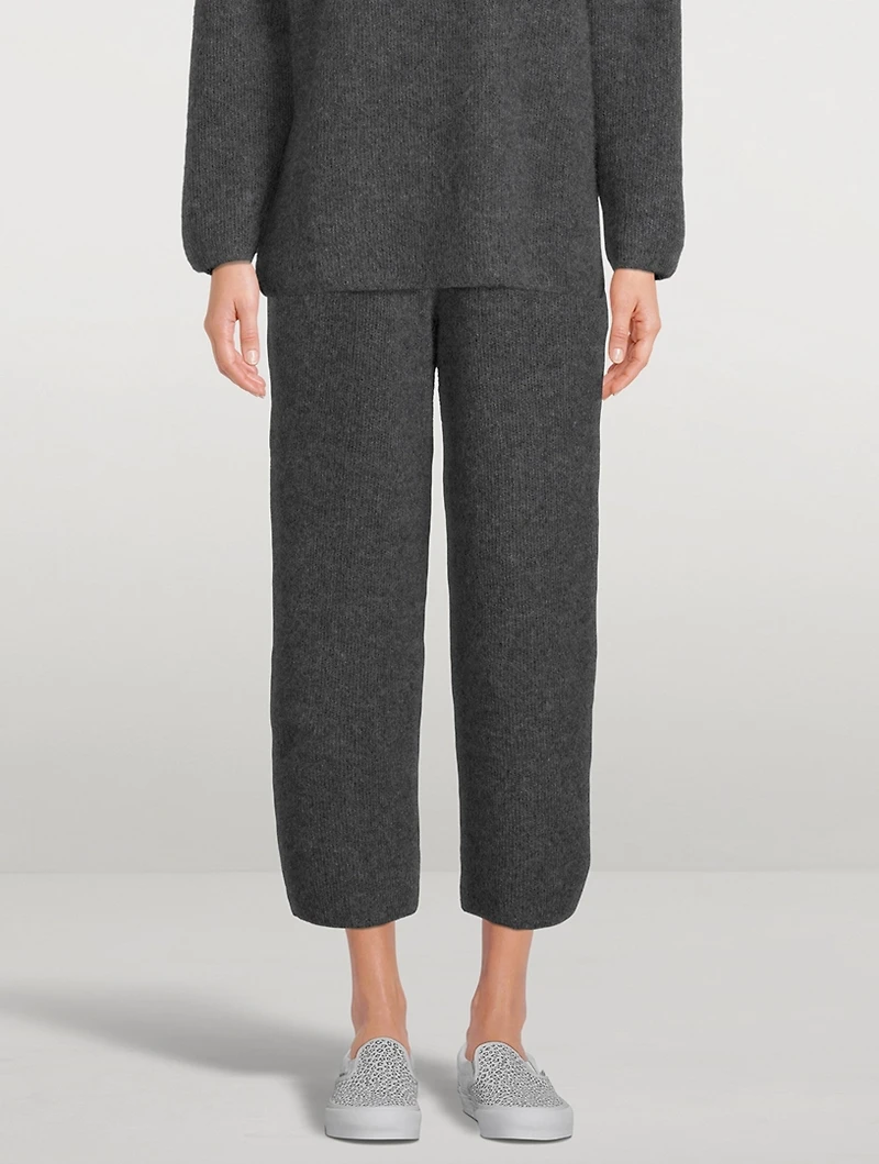 Jude Alpaca High-Waisted Pants