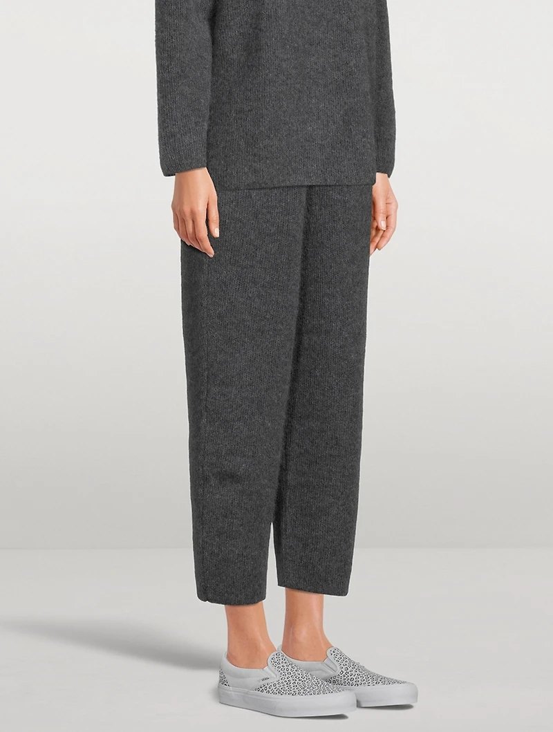 Jude Alpaca High-Waisted Pants