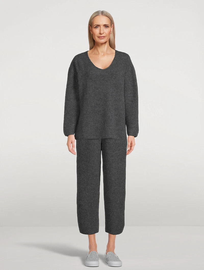 Jude Alpaca High-Waisted Pants