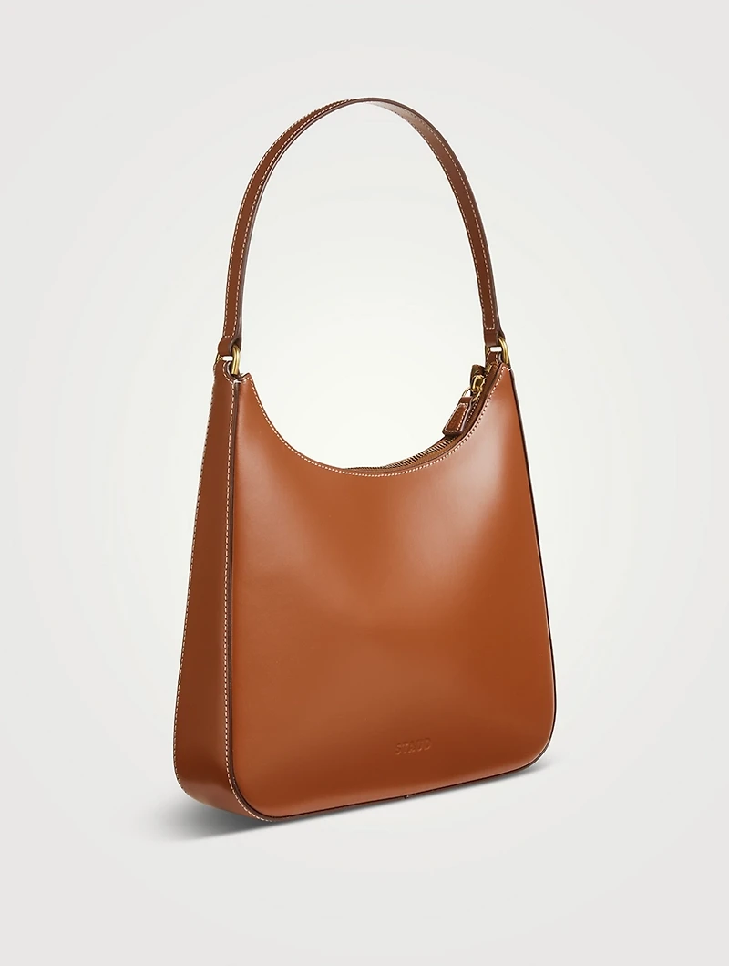 Alec Leather Hobo Shoulder Bag