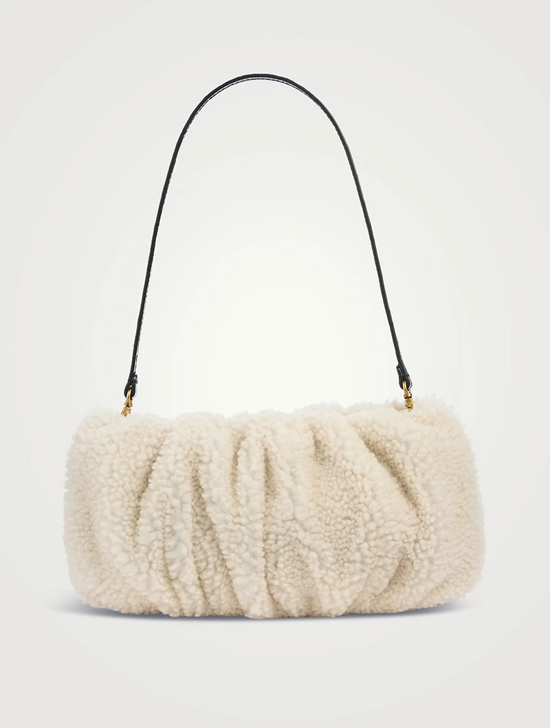 Bean Shearling Shoulder Bag