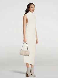Bean Shearling Shoulder Bag