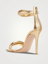 Bijoux Metallic Leather Sandals