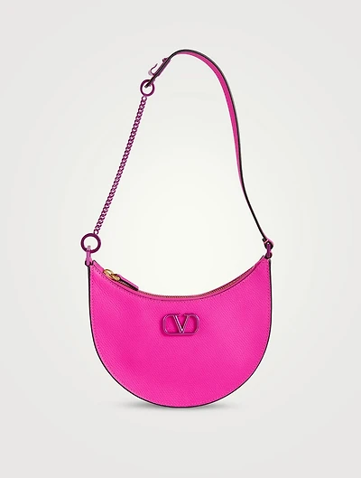 Mini VLOGO Leather Shoulder Bag
