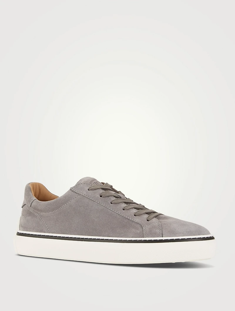 Suede Lace-Up Sneakers