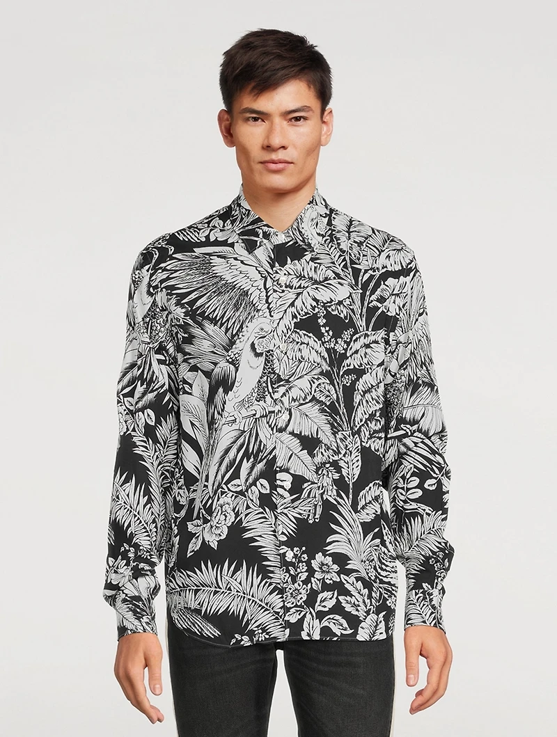 Jungle Parrots Long-Sleeve Shirt