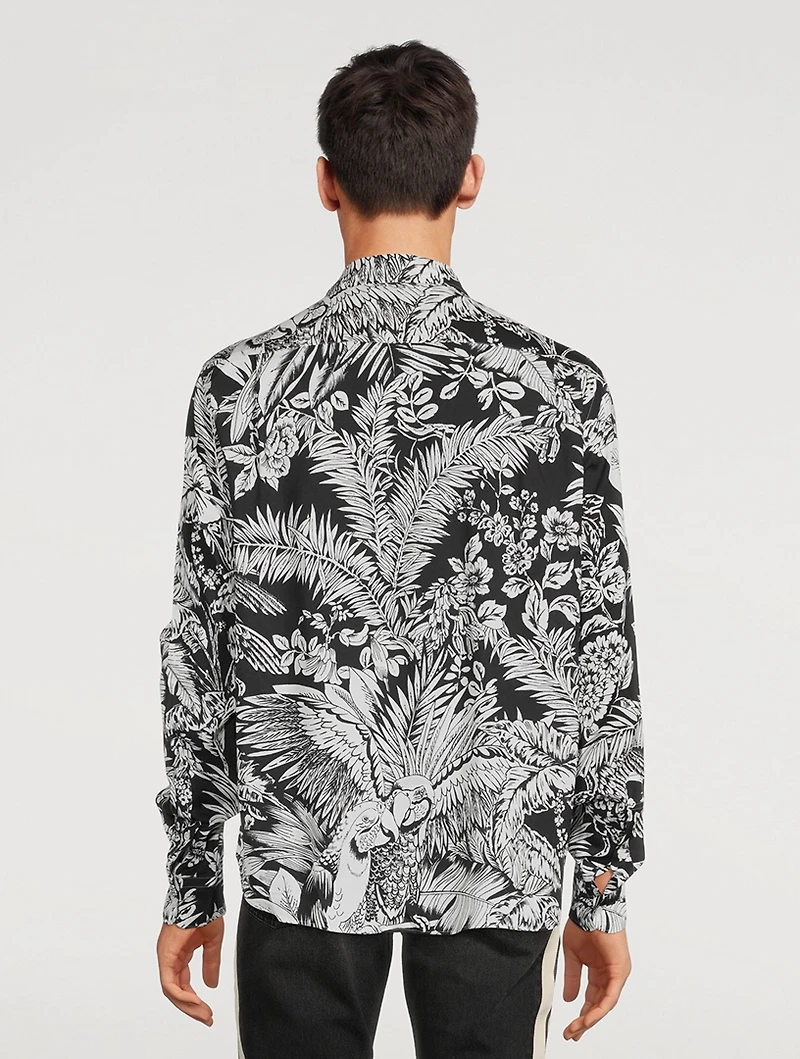 Jungle Parrots Long-Sleeve Shirt