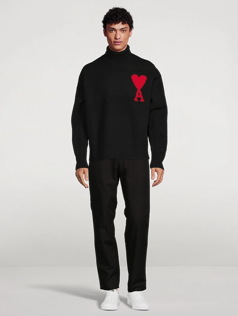 Ami De Coeur Wool Turtleneck Sweater