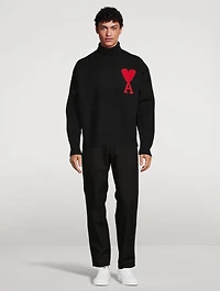 Ami De Coeur Wool Turtleneck Sweater