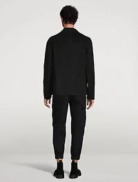 Wool And Cashmere Double Face Short Coat